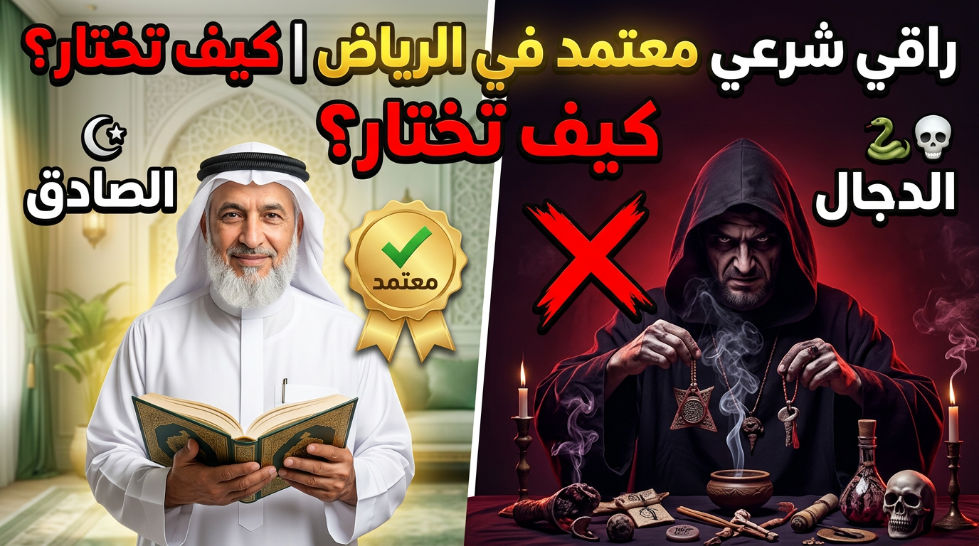 راقي شرعي معتمد في الرياض يقرأ القرآن الكريم للرقية الشرعية.